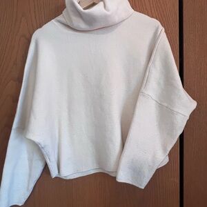 Elegant Cream Turtleneck Sweater